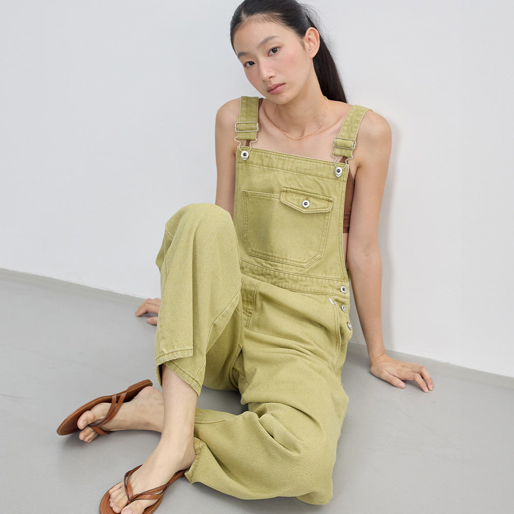 CITYBREEZE CITYBREEZE Denim Overall Olive