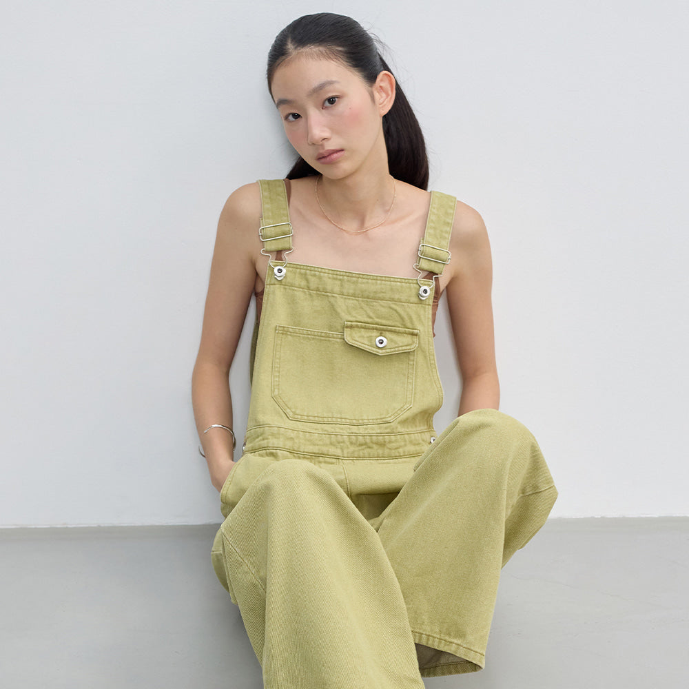 CITYBREEZE CITYBREEZE Denim Overall Olive