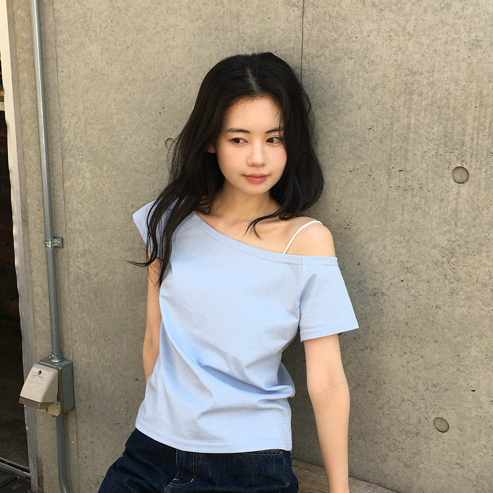 ARCHIVE JTOU Rain Boat Neck T-Shirt (2colors)