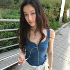 ARCHIVE JTOU Lip button sleeveless (2 colors)