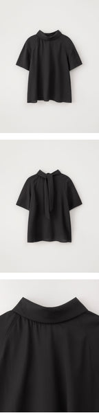 EAAH CERA SCARF BLOUSE (BLACK)