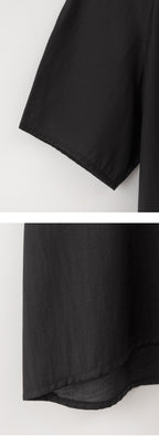 EAAH CERA SCARF BLOUSE (BLACK)