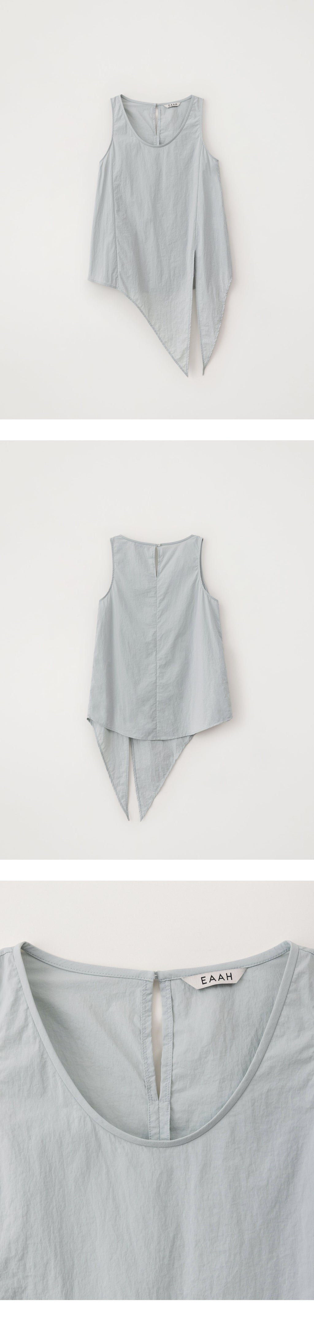 EAAH LOVEN TIE SLEEVELESS TOP (PALE BLUE)