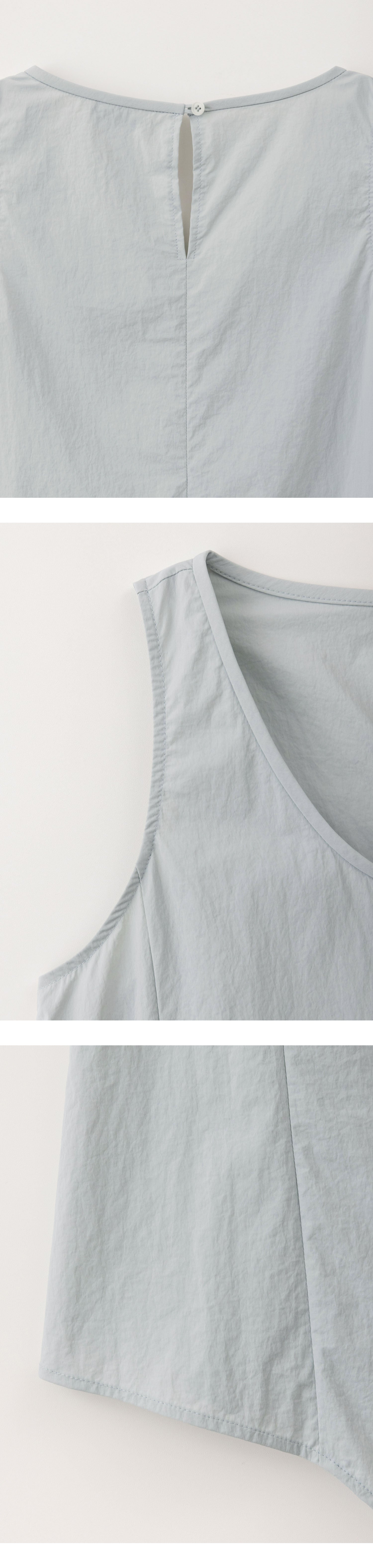 EAAH LOVEN TIE SLEEVELESS TOP (PALE BLUE)