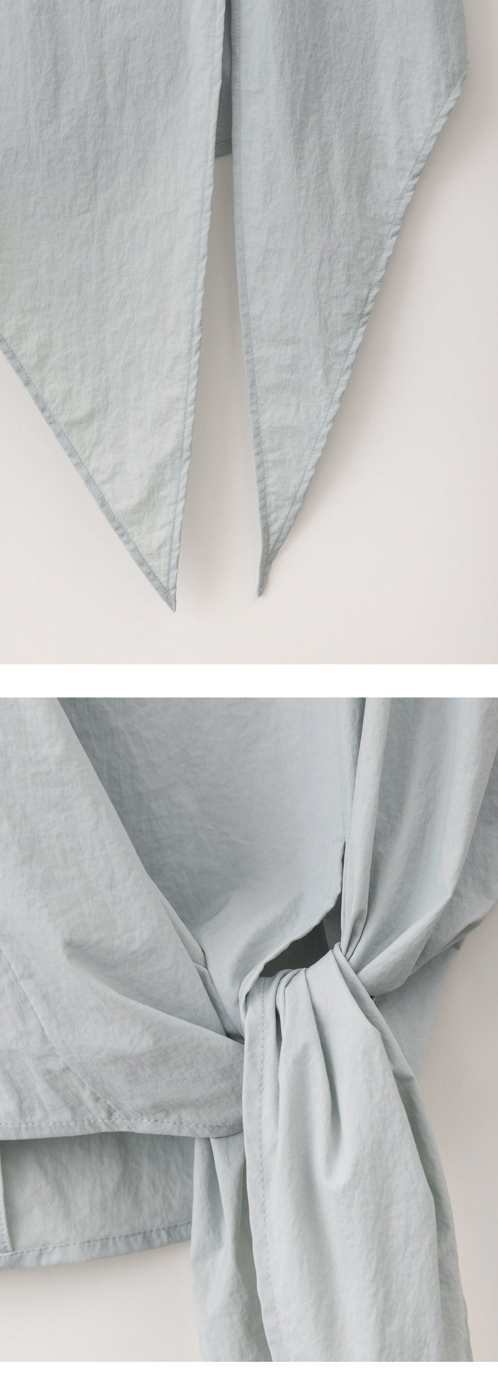 EAAH LOVEN TIE SLEEVELESS TOP (PALE BLUE)