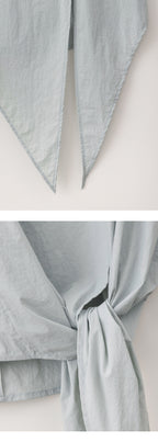 EAAH LOVEN TIE SLEEVELESS TOP (PALE BLUE)