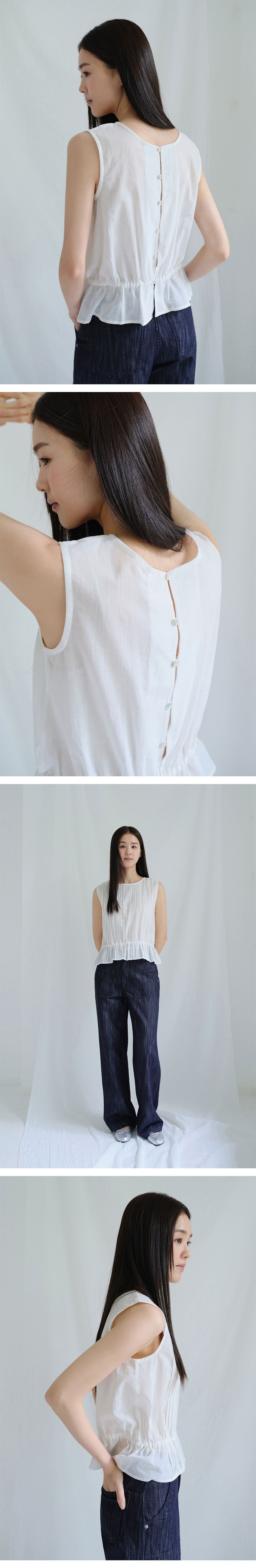 BENUET Rose Blouse_White