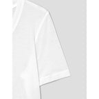 ANGGAE Scoop Neck Short Sleeve TShirt White (AG6742B021)