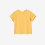 YEARNING ESSENTIAL RIB SLIM TEE, YELLOW