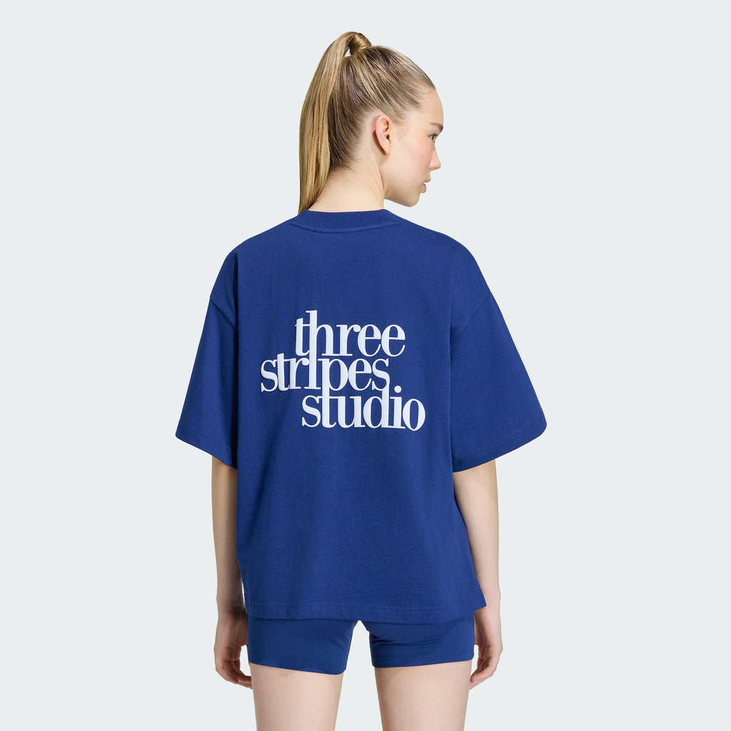 ADIDAS 3-Stripe Studio T-Shirt KY3136