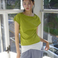 POEV Solid Boat-neck T-Shirt - Olive Green