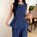 MERRYON CN Flare Blouse_2COLORS