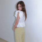 GREET [3rd] Raven V Balloon Blouse_ Raven Blouse_Ivory