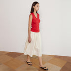 SUAMAR Wena V Neck Sleeveless (Red)