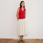 SUAMAR Wena V Neck Sleeveless (Red)