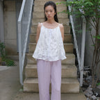 MORCEAU par MORCEAU [RE-ORDER] Wrinkled Lace Blouse_IVORY