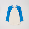 AUBOUR raw raglan t-shirt (blue)