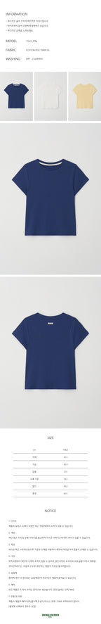 BRENDA BRENDEN SEOUL baker half tee - blue