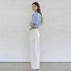 NILBY P Summer classic hidden shirt Blue [N6MBL01]