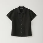 Fromwhere Short sleeve collar shirt D/Charcoal