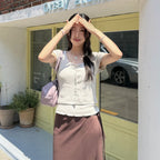 DEWL [Duelling] Mini Garden Vintage tank top cardigan set GR_D262MSM148