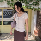DEWL [Duelling] Mini Garden Vintage tank top cardigan set GR_D262MSM148