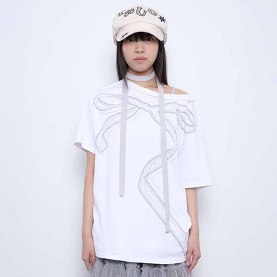 DAMAGED T-SHIRTS [WHITE]