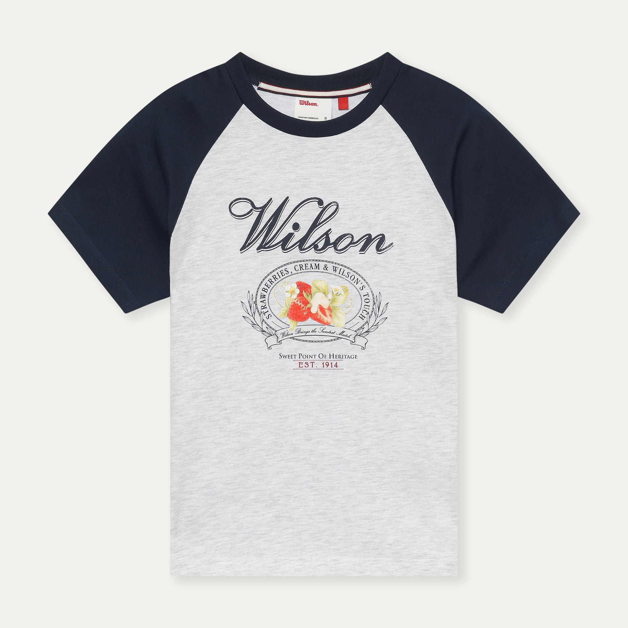 WILSON Strawberry & Cream Ringer T-shirt W (2 colors)