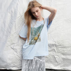 LEVAR Moment Graphic T-shirt - Polar Sky-Blue