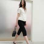 LEVAR Unbalanced Off-shoulder T-shirt - Snow White