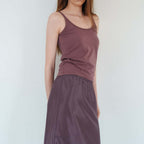 SEUREOUM Raw Camisole_Red Bean