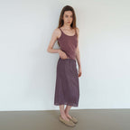SEUREOUM Raw Camisole_Red Bean