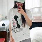 HUGYOURSKIN HUGYOURSKIN X LUCY loose T (White)