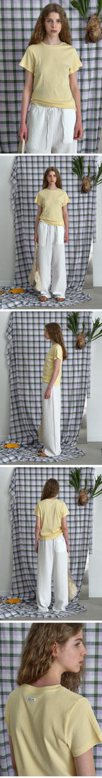 BRENDA BRENDEN SEOUL baker half tee - butter
