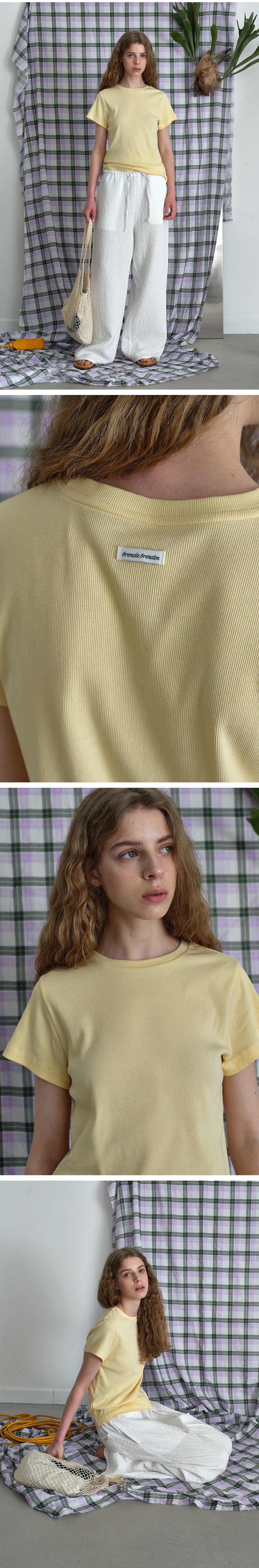 BRENDA BRENDEN SEOUL baker half tee - butter