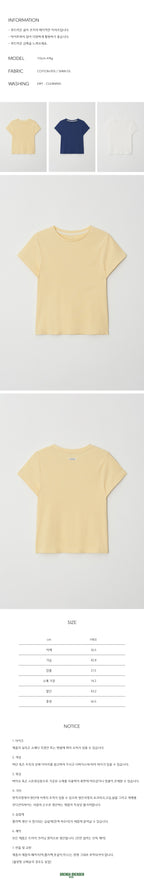 BRENDA BRENDEN SEOUL baker half tee - butter