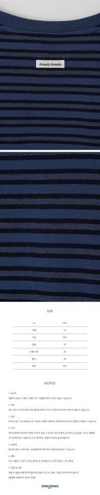 BRENDA BRENDEN SEOUL baker loose tee - navy