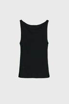 NCSSRY Boat Neck Sleeveless Top (Black)