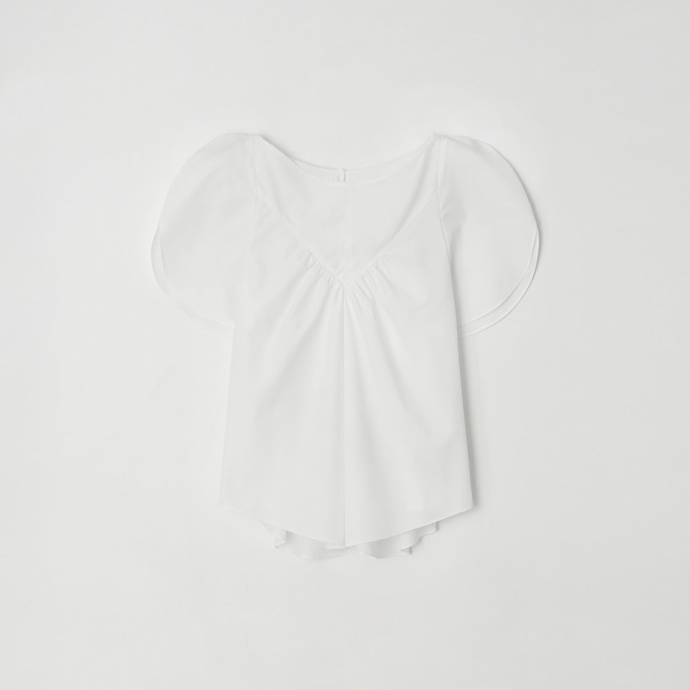 NOKSEOP (4th reorder) sleeve hul blouse_white