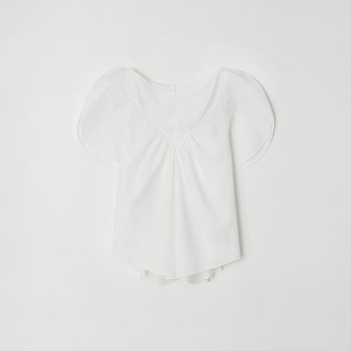 NOKSEOP (4th reorder) sleeve hul blouse_white