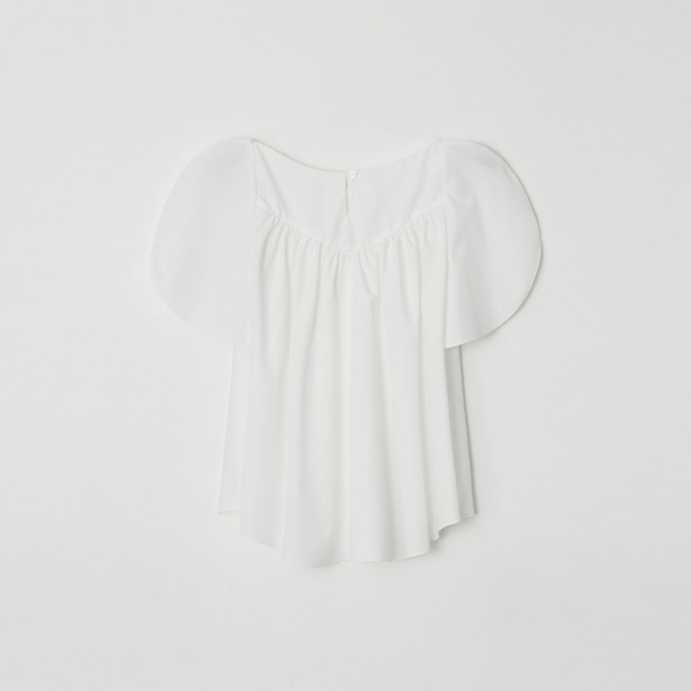 NOKSEOP (4th reorder) sleeve hul blouse_white