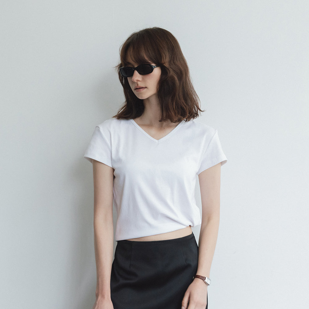 grayroom Balance V-neck tee (summer version)_3color