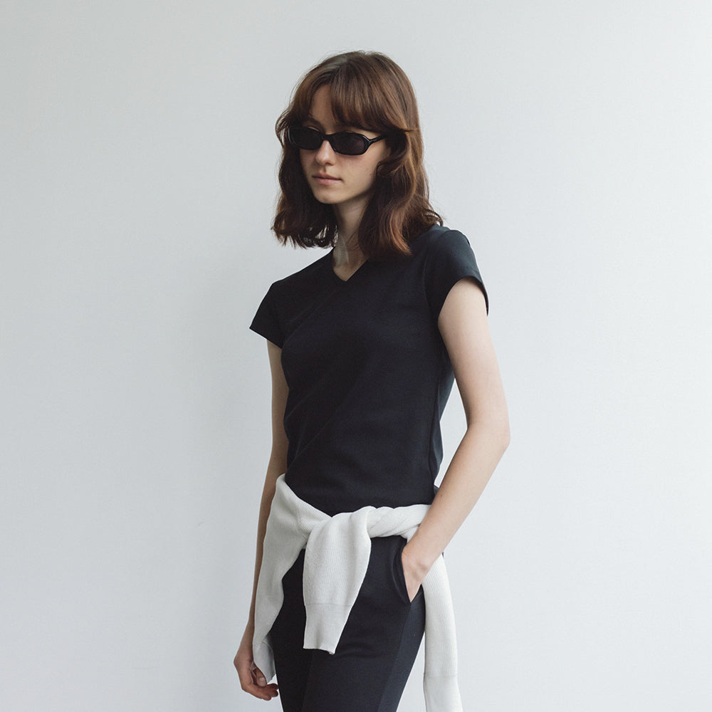 grayroom Balance V-neck tee (summer version)_3color