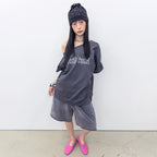 typeservice Hotfix Stitch Off Shoulder Top [Charcoal]