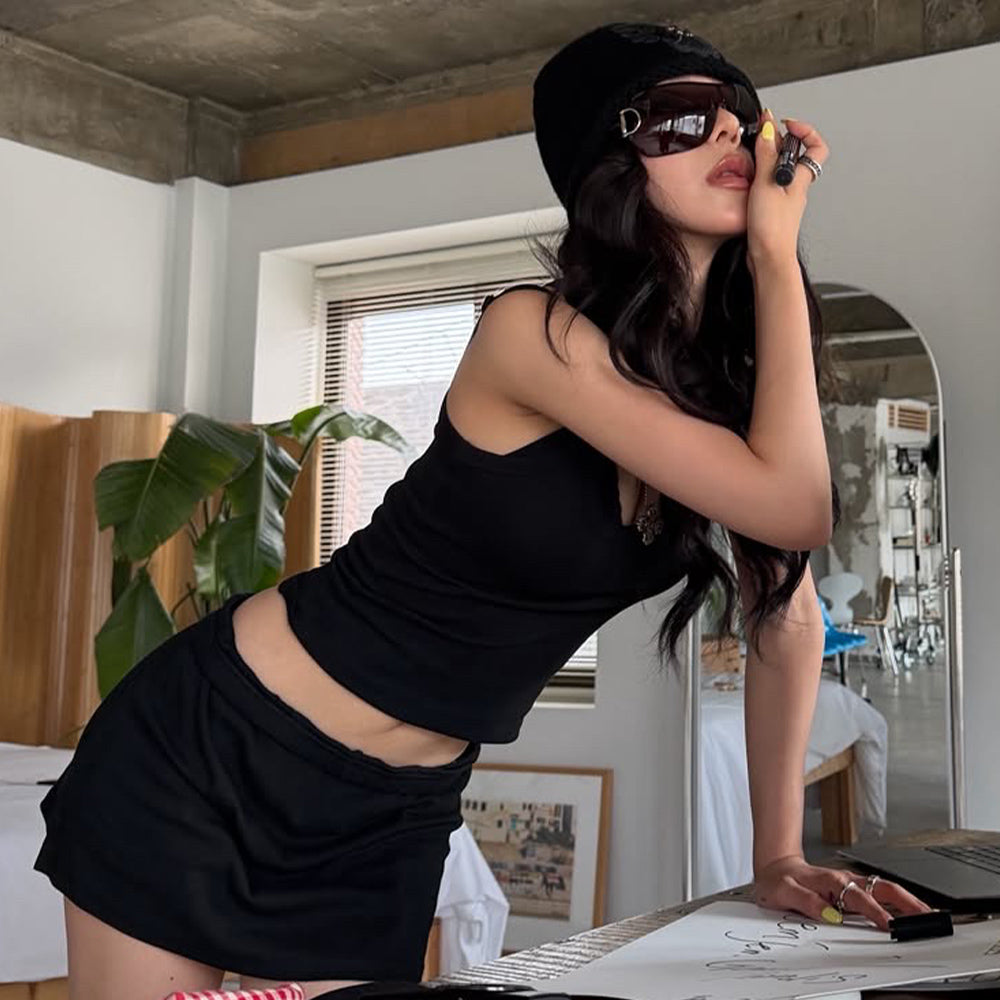GEMGEM PARADIS Bonnie Tank BLACK