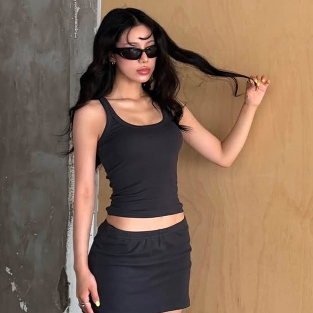 GEMGEM PARADIS Bonnie Tank CHARCOAL