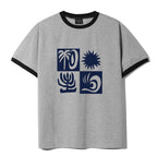 VIVA LA VIDA Coral Ringer Short Sleeve T-Shirt