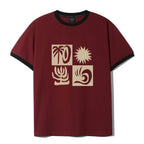 VIVA LA VIDA Coral Ringer Short Sleeve T-Shirt
