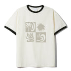 VIVA LA VIDA Coral Ringer Short Sleeve T-Shirt