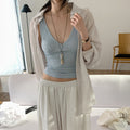 ODS [Essential] Pale Tank Top (Soft Blue)